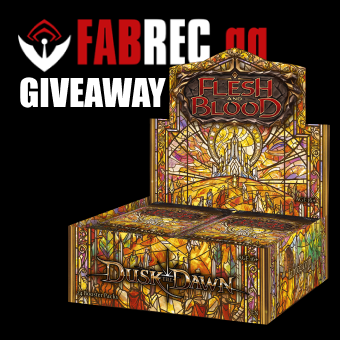 In the wake of a fantastic event, <a href="/FAB_REC/">FABREC</a>  is sponsoring a giveaway! Some sponsors are too good to be true, and they're one of them! Follow and retweet for a chance to win a box of Dusk Till Dawn, the latest #fabtcg set! Winner drawn on Friday 7/21