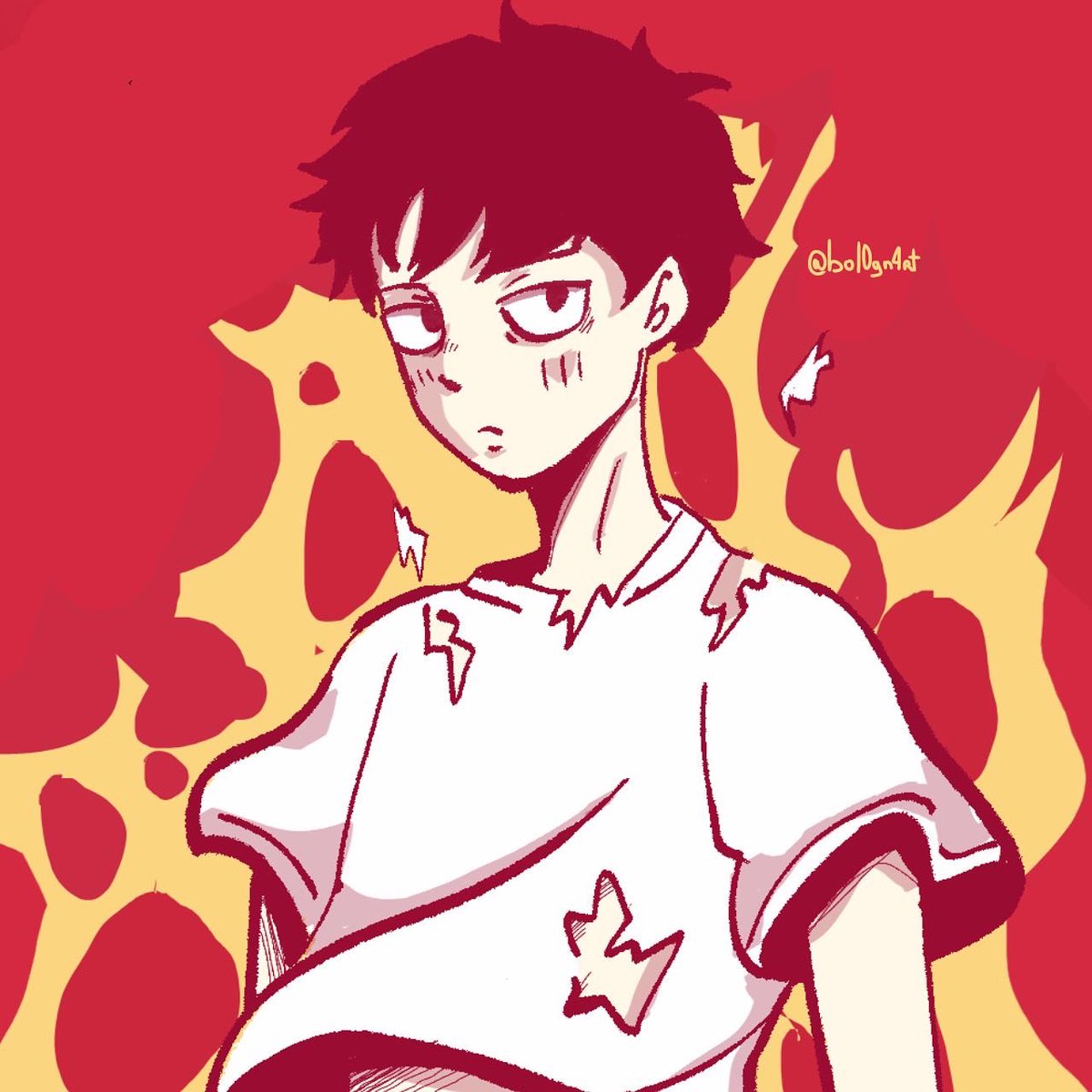 Bologn4rt's tweet photo. I used a random color palette but I love it #art #clipstudiopaint #viral #ISTJby7DREAM #BabarAzam #mobpsycho100 #drawing #artist https://t.co/ZUAqZIzL7X