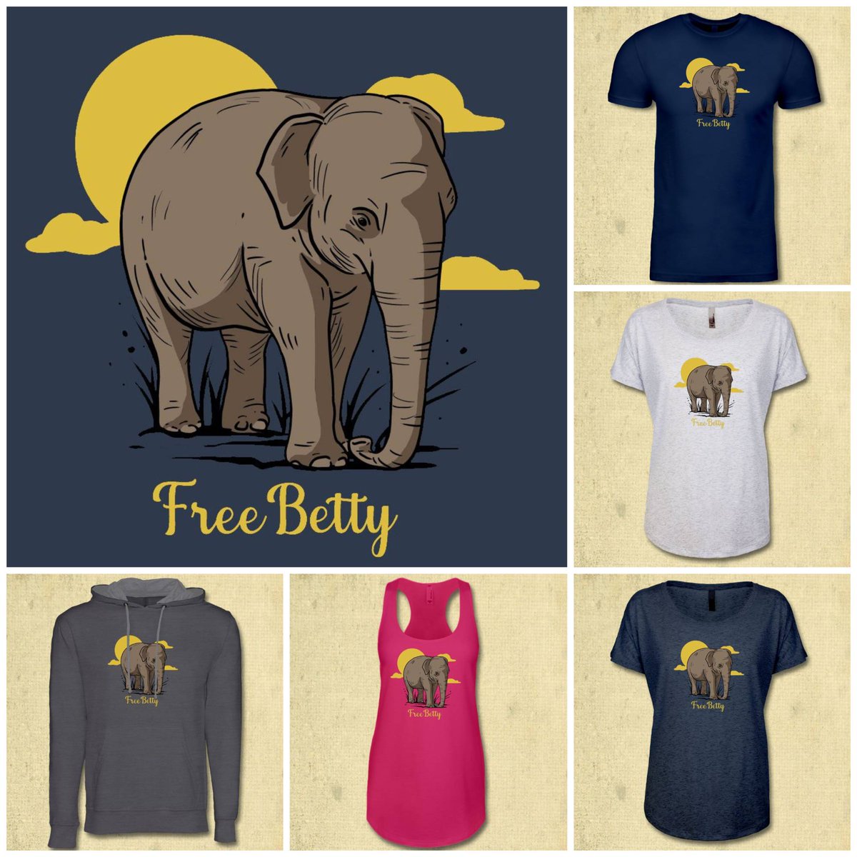 We're happy to share that FLOAT has come through once again for CWI with an awesome new shirt to support our Free Betty campaign! $8 of every purchase will help us fight circus cruelty. Available for one week only! at: float.org/cwi. ❤ #freebetty