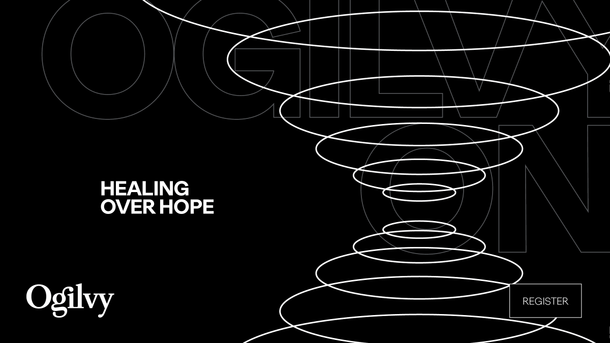 Discover the key to making an impact in a world that's constantly in fight or flight mode. Join us for the next #OgilvyOn—Healing Over Hope on July 27.  Register now: okt.to/dExLNS