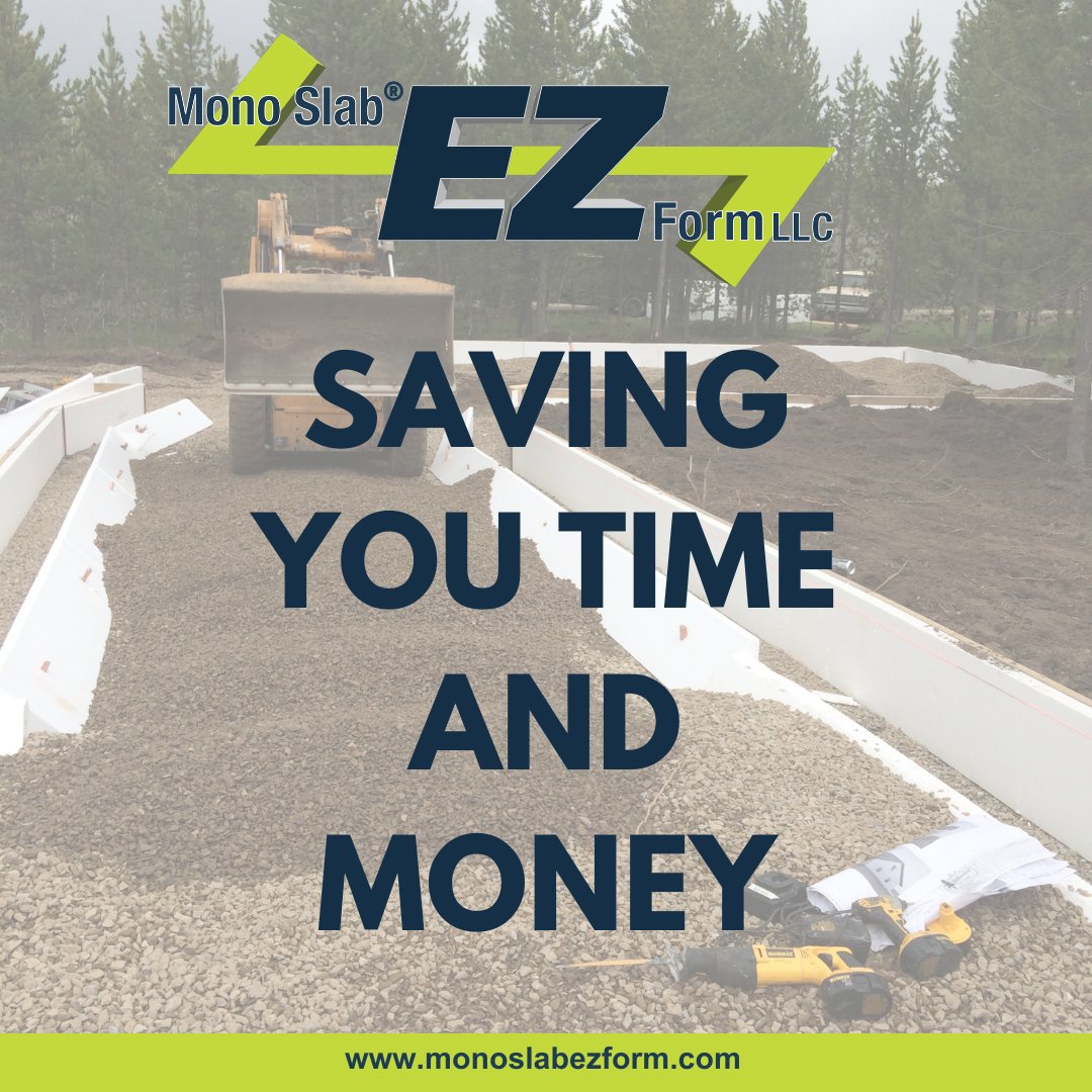 monoslabezform's tweet image. Streamline foundation construction with Mono Slab®! Our innovative design eliminates the need for traditional footing and frost walls, saving you time and money. Upgrade your foundation game with Mono Slab®! #monoslab #foundationsimplified #savetime