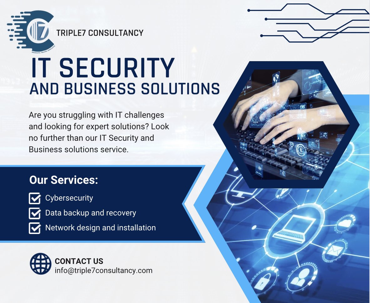 Triple7 Consultancy (@triple7consult2) on Twitter photo 