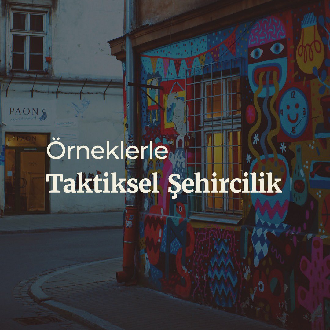 Sevgili İstanbullular, 

Bugün sizlere hızlı ve düşük maliyetli çözümlerle kentin yaşam kalitesini artırmayı hedefleyen bir yaklaşımdan bahsetmek istiyorum. 

"Taktiksel şehircilik nedir?  Neden böyle bir uygulama tercih ediliyor? Güncel örnekleri nelerdir? 👇