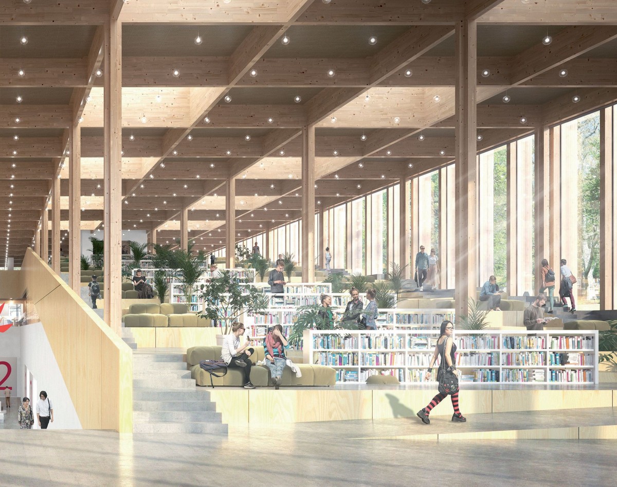 e_architect's tweet image. Tartu Downtown Cultural Centre competition won by Estonian architecture bureau OÜ Kolm Pluss Üks:

e-architect.com/estonia/tartu-…

#Tartu #DesignCompetition #Estonia #EstonianArchitecture