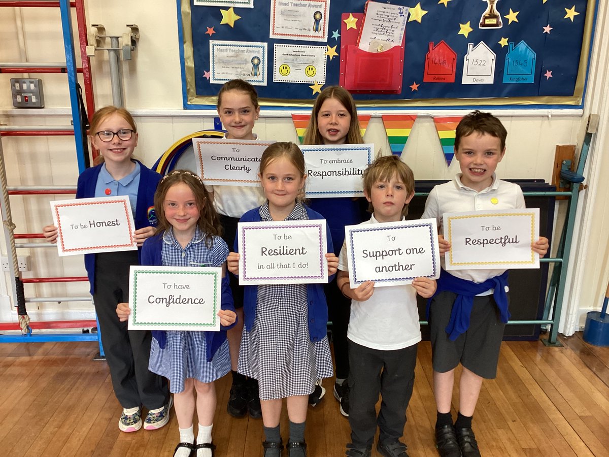 HinchMillSchool's tweet photo. Another fabulous start to the week in our Values Award Assembly to celebrate the Summer Term B pupils who have achieved a School Value Award!👏🌟 #FledgeAndFlyHigh #BeHonest #CommunicateClearly #BeRespectful #HaveConfidence #EmbraceResponsibility #SupportOneAnother #BeResilient https://t.co/61ig1SFYAC