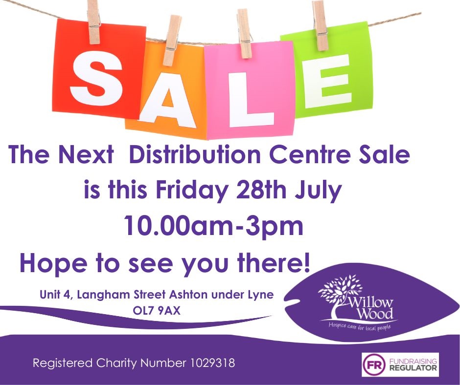 Please come along to our Distribution Sale this Friday for bargains galore!
If you have items to donate, please bring them to the centre between 8am-2pm.
Hope to see you there!