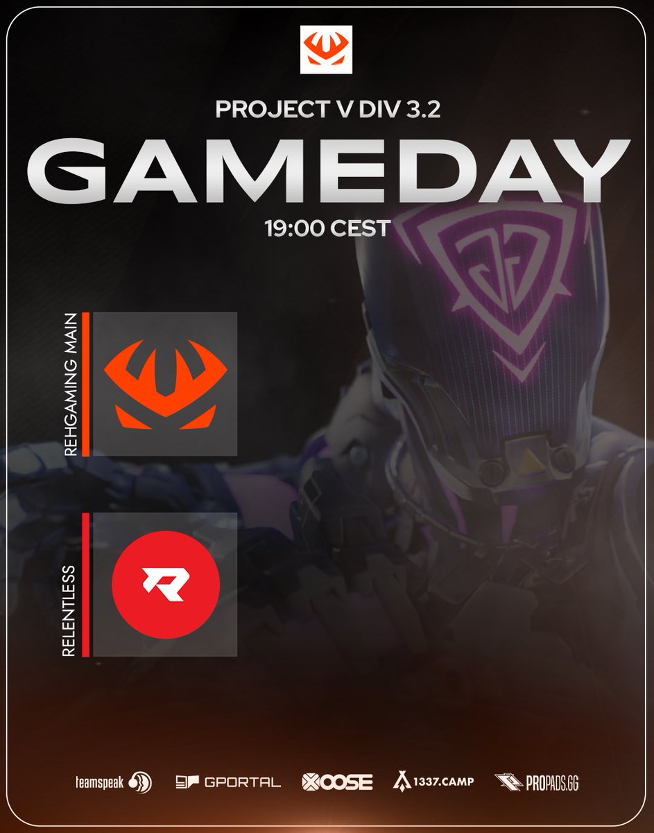 REHGaming's tweet image. Für unser Valorant Main Team beginnt heute die nächste Stage der @projectvgg 👀 🥳
Um 19 Uhr geht es gegen @RELENTLESSVAL ran 🔥🔥

🎮 Valorant
🏆 Project V Div. 3.2
⏰ 19:00 Uhr
🆚 @RELENTLESSVAL 

🦌 Lineup
@Yorges__
@crazeval
@_xElias
@AnasHerbawi9
@notkilian_ 

Ihr macht das!…