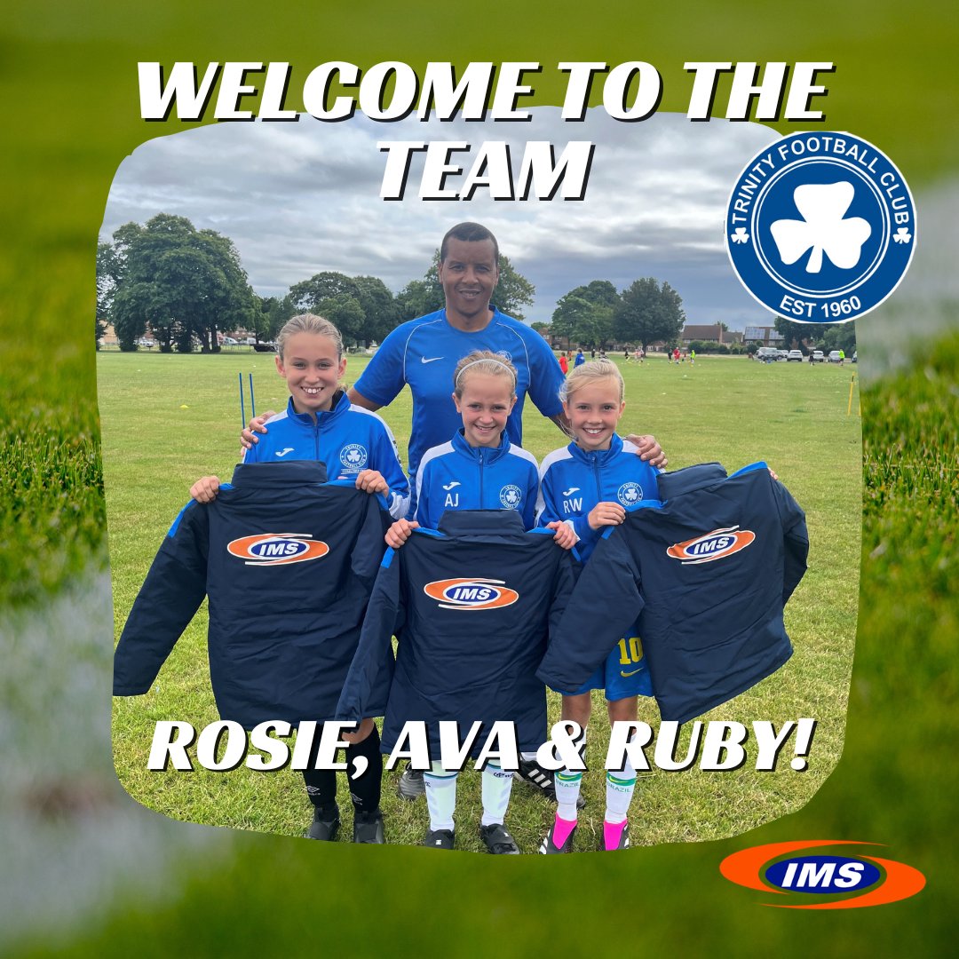 IMSstockholders's tweet image. Welcome to @trinityfootballclub U10s Rosie, Ava &amp;amp; Ruby!

#newadditions #TrinityFootball #welcome