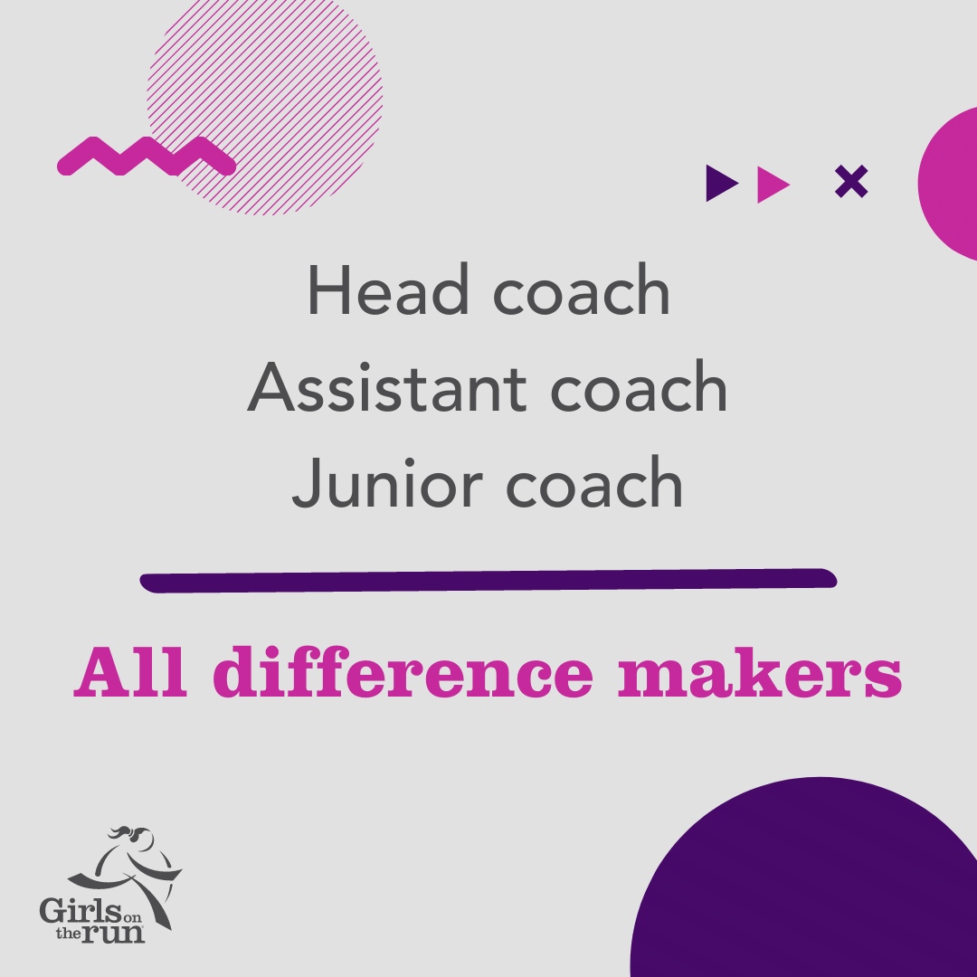 Did you know there are three different types of volunteer coaches? GOTR coaches are all unique and serve a different role on our teams where they can shine and make a difference. Learn more about the roles and see what’s best for you. Get started today: girlsontheruncentralohio.org/coach