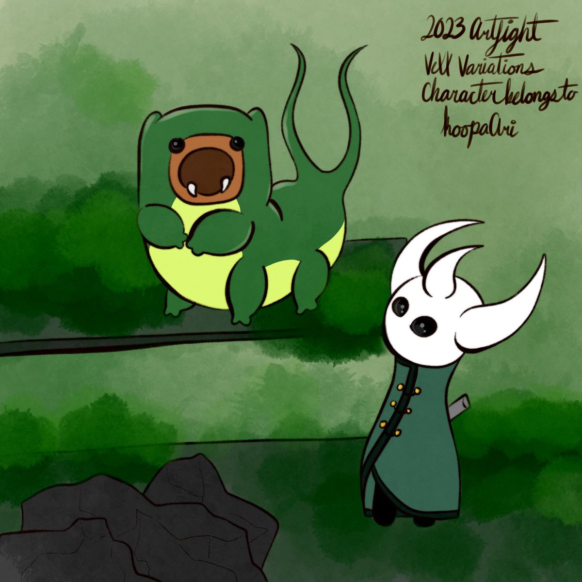 FurryVexx's tweet photo. Artfight attack on KoopaArai :D  
I absolutely LOVE weevils and that giraffe weevil is so adorable I had to draw it

#hollowknight #game #fanart #hollowknightfanart #artfight #artfightattack #artfight #vampire #weevil #bossfight #gameoc #artfightattacks #hollowknightfanart https://t.co/775Eyz8sCS