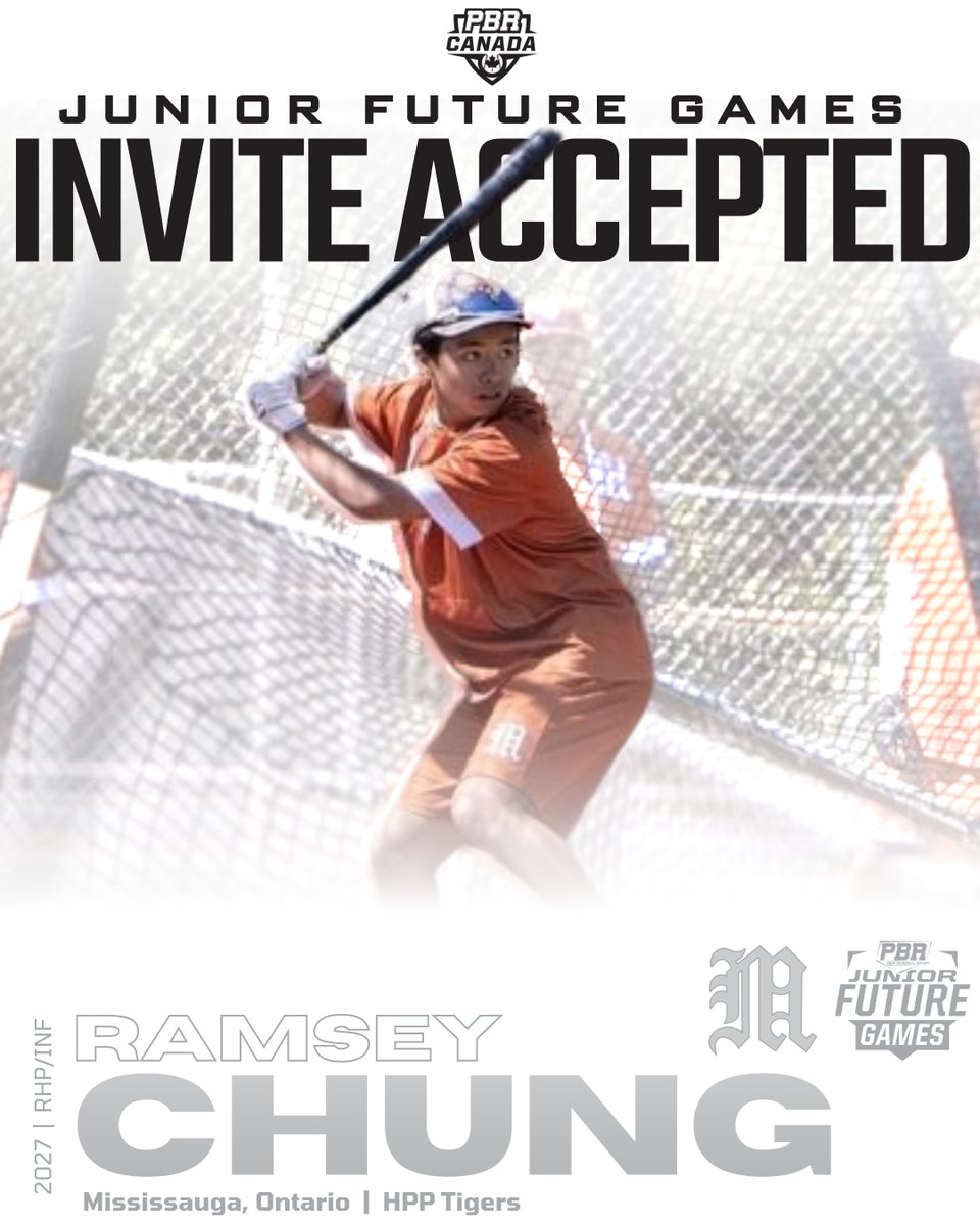 Prep Baseball Ontario (@prepbaseballon) on Twitter photo 𝐒𝐞𝐞 𝐲𝐨𝐮 𝐢𝐧 𝐀𝐓𝐋, 𝐂𝐡𝐮𝐧𝐠 🤩
'27 RHP/INF Ramsey Chung is headed to the Top Uncommitted event in America...
The Junior Future Games at <a href="/LakePointSports/">LakePoint Sports</a> ‼️
👤 loom.ly/raE9X38 || #PBRJFG23 𝐒𝐞𝐞 𝐲𝐨𝐮 𝐢𝐧 𝐀𝐓𝐋, 𝐂𝐡𝐮𝐧𝐠 🤩
'27 RHP/INF Ramsey Chung is headed to the Top Uncommitted event in America...
The Junior Future Games at <a href="/LakePointSports/">LakePoint Sports</a> ‼️
👤 loom.ly/raE9X38 || #PBRJFG23