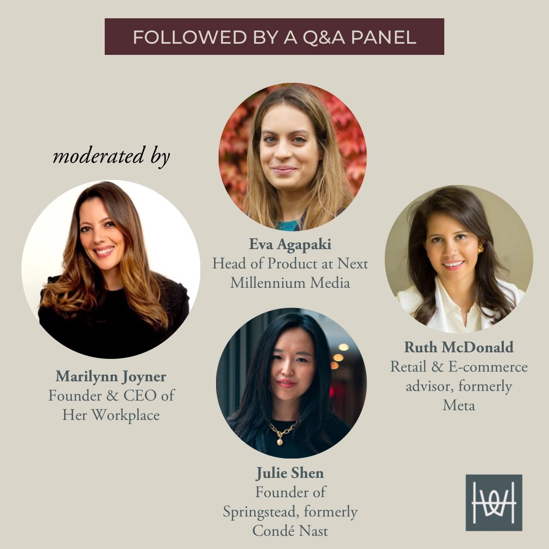 We have some amazing speakers tomorrow night sharing their career story &amp; advice on building confidence at work. Join us in NYC! 🙌

Sign-up here - lu.ma/hwpopupevents