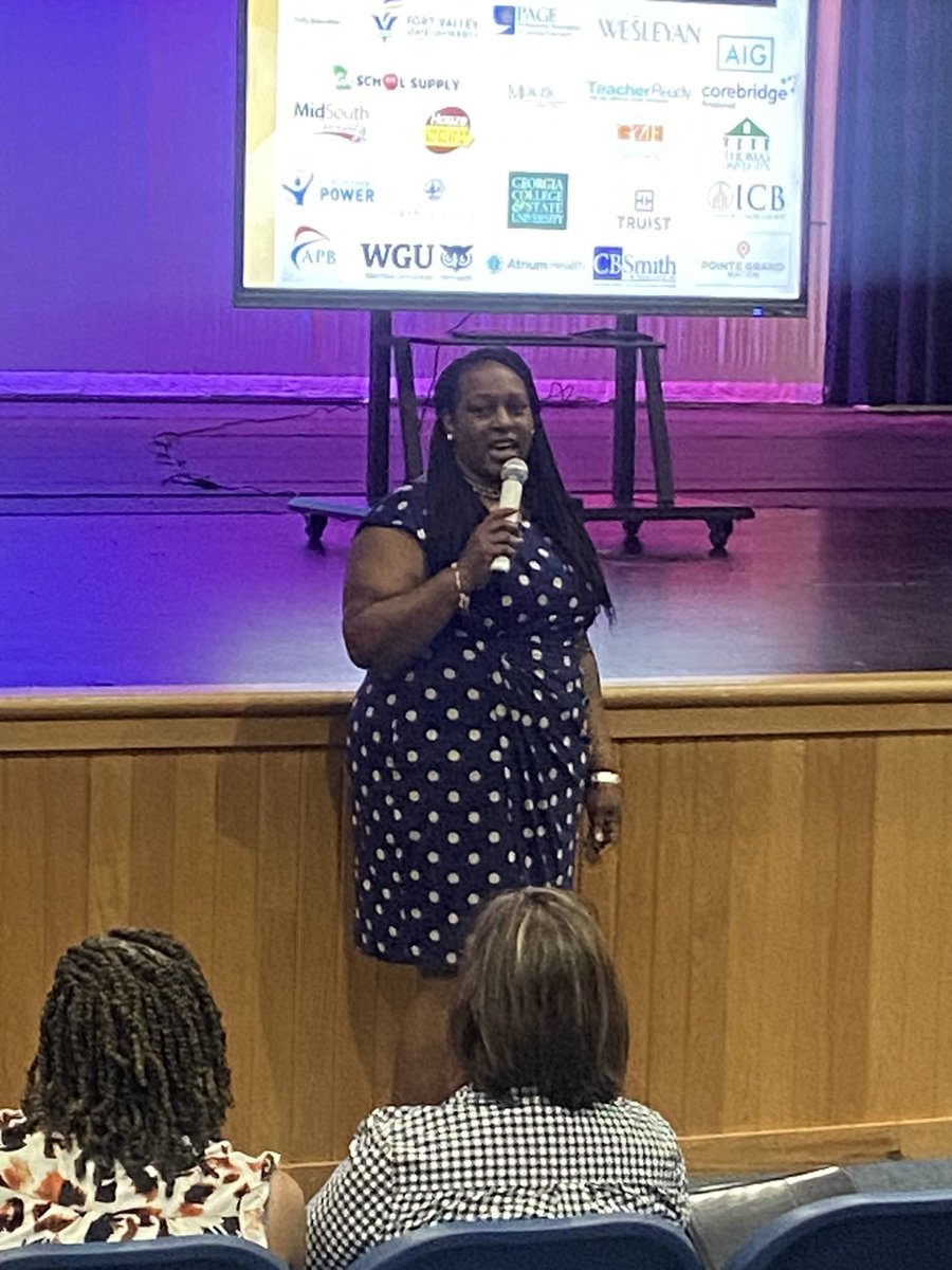 Kachari Davis (@daviskachari) on Twitter photo MGRESA GATAPP Director Pam Slocomb sharing certification options at the Bibb Co New Hire Orientation.
@MGRESAPL
<a href="/BibbSchools/">Bibb County Schools</a>
<a href="/daaj14/">Dr. Damita James</a>
<a href="/AlligoodJuli/">Juli Alligood</a> MGRESA GATAPP Director Pam Slocomb sharing certification options at the Bibb Co New Hire Orientation.
@MGRESAPL
<a href="/BibbSchools/">Bibb County Schools</a>
<a href="/daaj14/">Dr. Damita James</a>
<a href="/AlligoodJuli/">Juli Alligood</a>