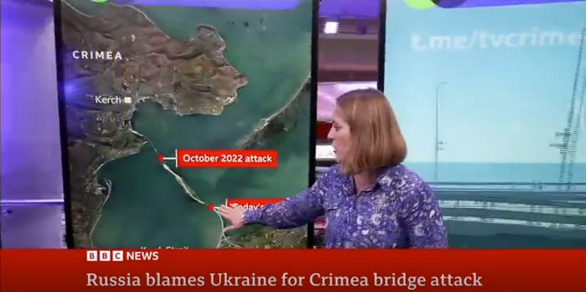 My team has been verifying footage of the aftermath of the Crimea bridge attack all day. 

Here's a brief summary of what we know so far (produced with help and advice from <a href="/benedictgarman/">Benedict Garman</a> <a href="/Danict89/">Daniele Palumbo</a> <a href="/joshcheetham/">Josh Cheetham</a> <a href="/Shayan86/">Shayan Sardarizadeh</a> <a href="/FloydCush/">Floyd Cush</a>) 
linkedin.com/posts/activity…