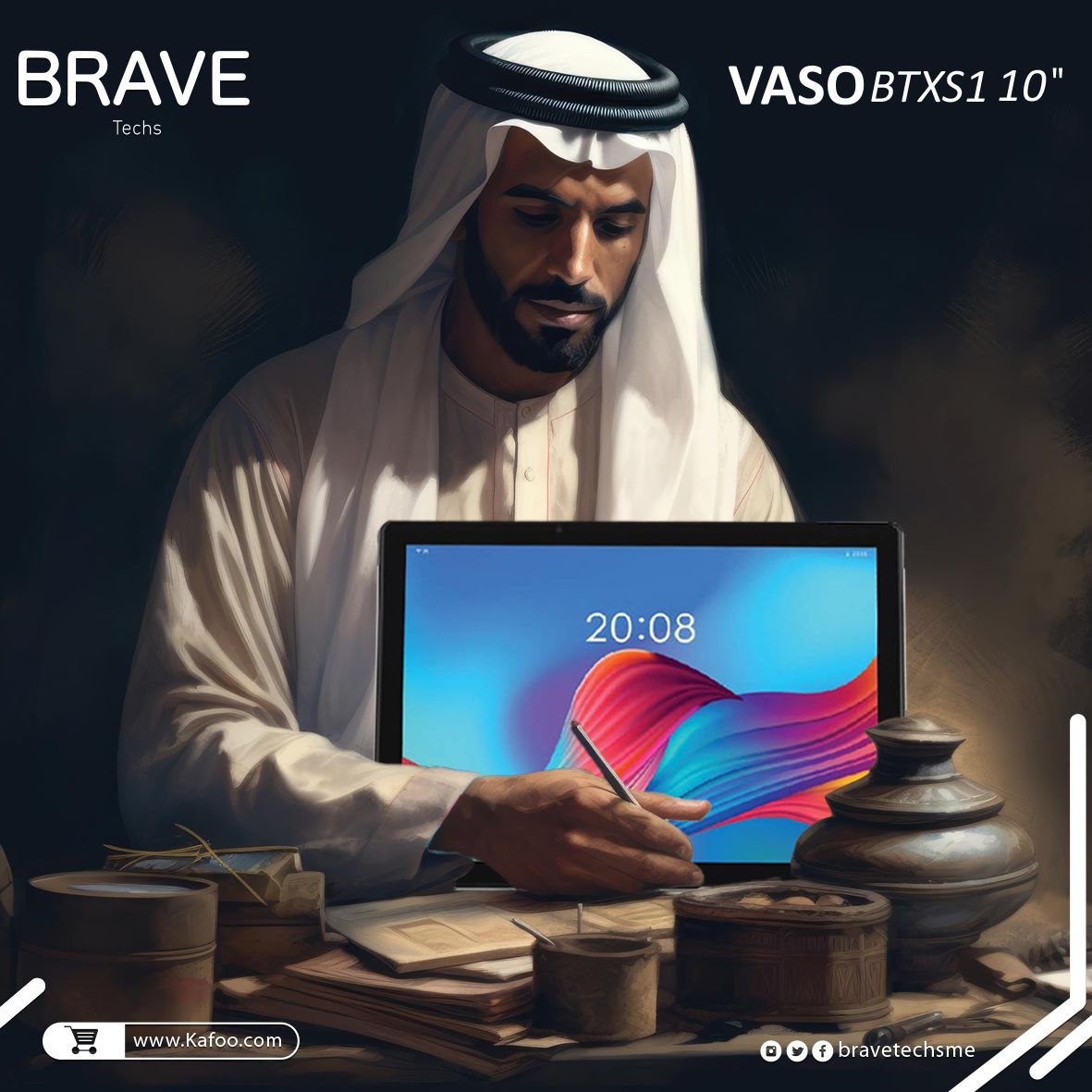 bravetechsme's tweet photo. صديقك بكل وقت ورفيق دربك 
#تابلت بريف ✨
متوفر الان عبر #كفو 
https://t.co/ujA3ofYwDQ https://t.co/47a2SvVvlV
