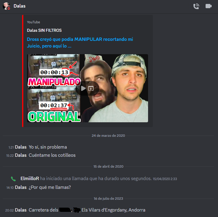 Elmiillor's tweet photo. Dalas me ha mandado la dirección de mi casa por MD de discord (amenazando ? xdd) 

Diciembre de 2023, combate de MMA tu contra mi, así tengo oportunidad de hacer lo que toda persona en el universo desearía y tu puedes dejar de hacer el psicópata y demostrar algo. 

Yo costeo el 100% del evento y la organización, jugó cagoneta pa?

@DalasReview