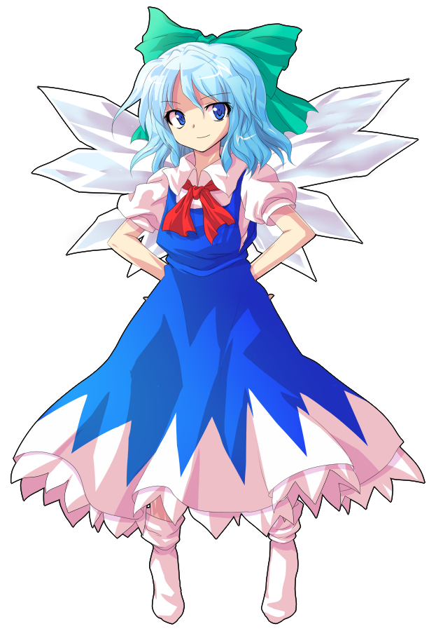 チルノ(東方Project) 「17. Characters memed on so hard because 」|🎧 Hooded Edgeのイラスト