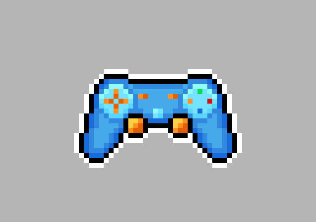 Done a gamepad as a logo!! #pixelart #pixel #pixelartist