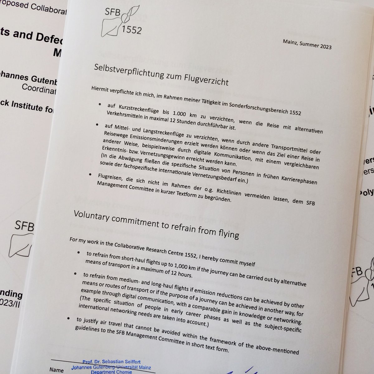 SFB 1552 (@sfb1552) on Twitter photo Today, our General Body officially elected our management committee. Congrats and thanks to <a href="/sci_ffert/">Sebastian Seiffert</a>, Michael Maskos and Katrin Amann-Winkel. Moreover, we outlined our responsibility to promote sustainability in our scientific business; predominantly to minimize air travelling. Today, our General Body officially elected our management committee. Congrats and thanks to <a href="/sci_ffert/">Sebastian Seiffert</a>, Michael Maskos and Katrin Amann-Winkel. Moreover, we outlined our responsibility to promote sustainability in our scientific business; predominantly to minimize air travelling.