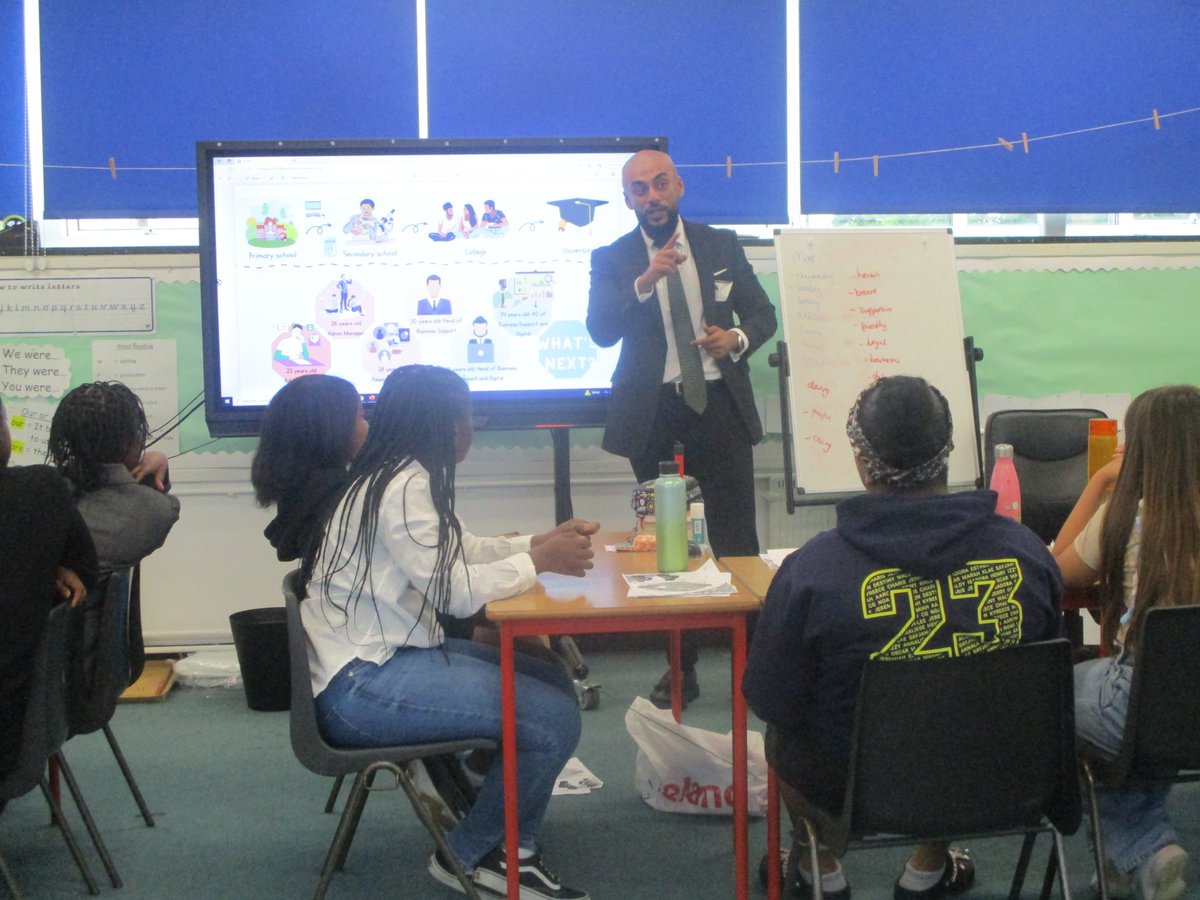 stmarksacademy1's tweet photo. Friday was #INSPIREDay.
Such a brilliant day inspiring our children to follow their own career paths! Truly inspirational. Thank you.
@VictoriaComerf4 @SamuelMensahB @LorraineHWright @JamieDapaah_ @ArnoldSarfo https://t.co/AS6W4UkcDf