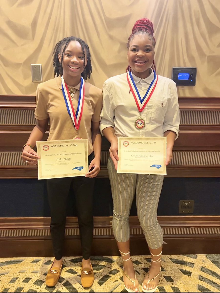 Catch these two at the East West All-Star game TONIGHT hosted at the Greensboro Coliseum at 6 p.m. Good Luck and congratulations!🎉🎊