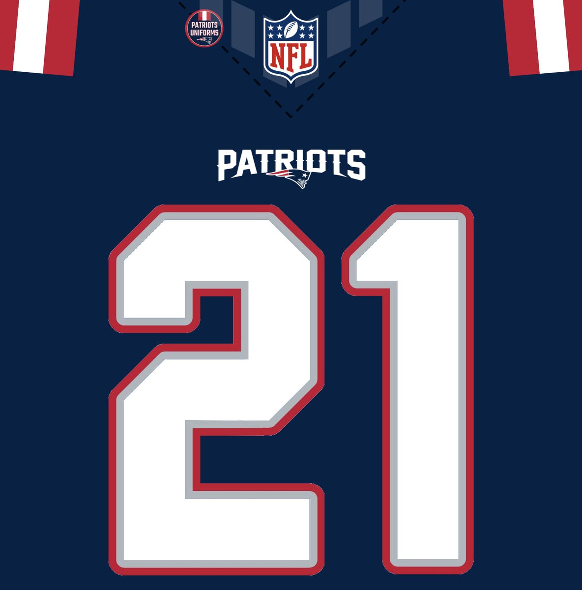 patriots vapor untouchable jersey