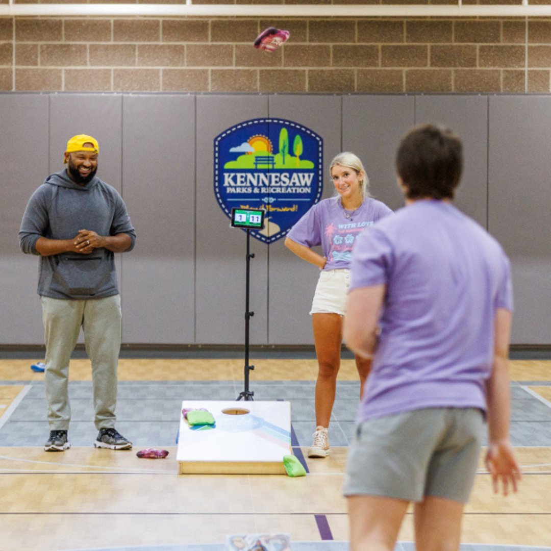 Get ready to test your skills and sign up for the 2023 Pigs &amp; Peaches BBQ Festival corn hole challenge on August 19 at the Recreation Center! Entry fee is $50 per team with two divisions, casual &amp; competitive. 

kennesaw-ga.gov/pigsandpeaches…