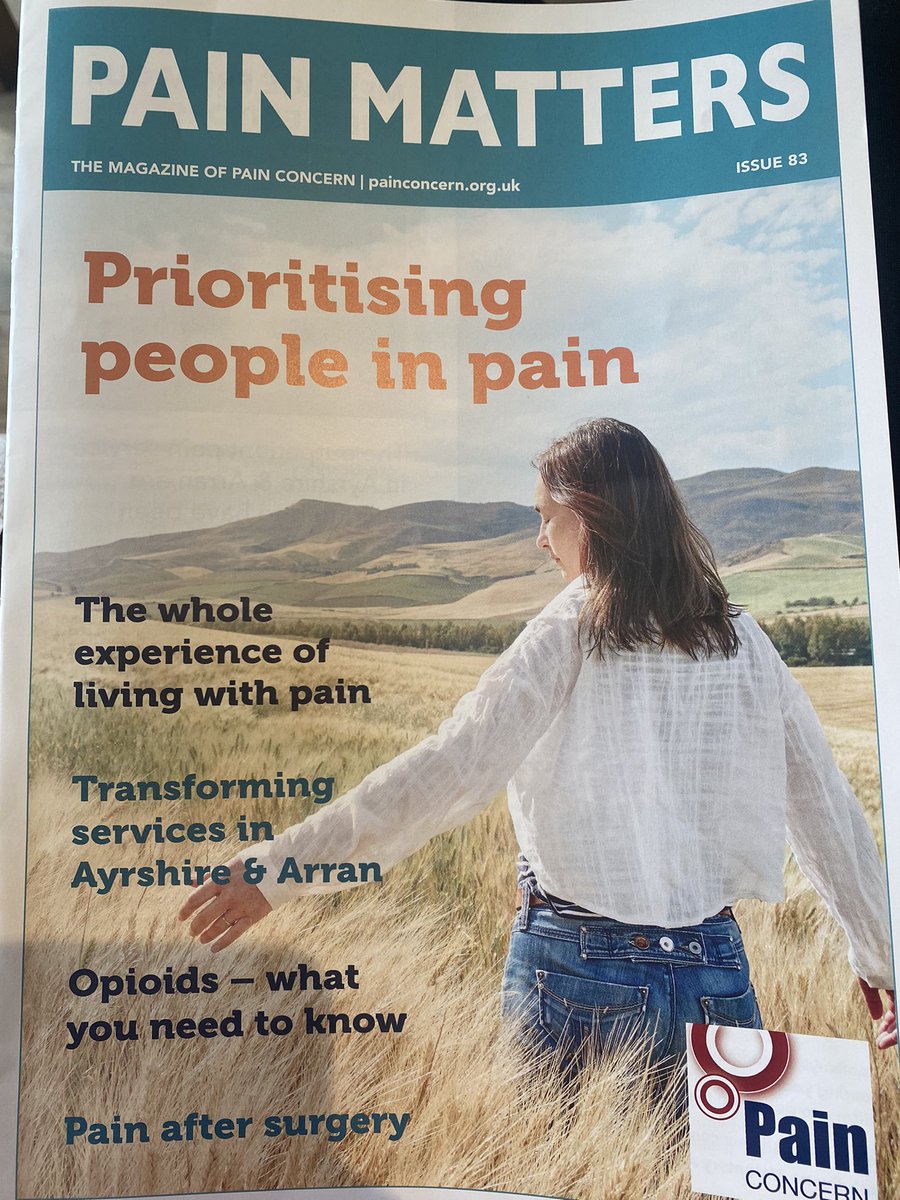 jmpr333's tweet photo. Lovely Newsletter by @PainConcern. Lots of interesting articles but especially felt this one about the power of PMPs to be so relevant. Very nice and reassuring to see services working with patients in a holistic way!Reminder that the job we do is so important ❤️ Thank you! https://t.co/v0G33WyArE