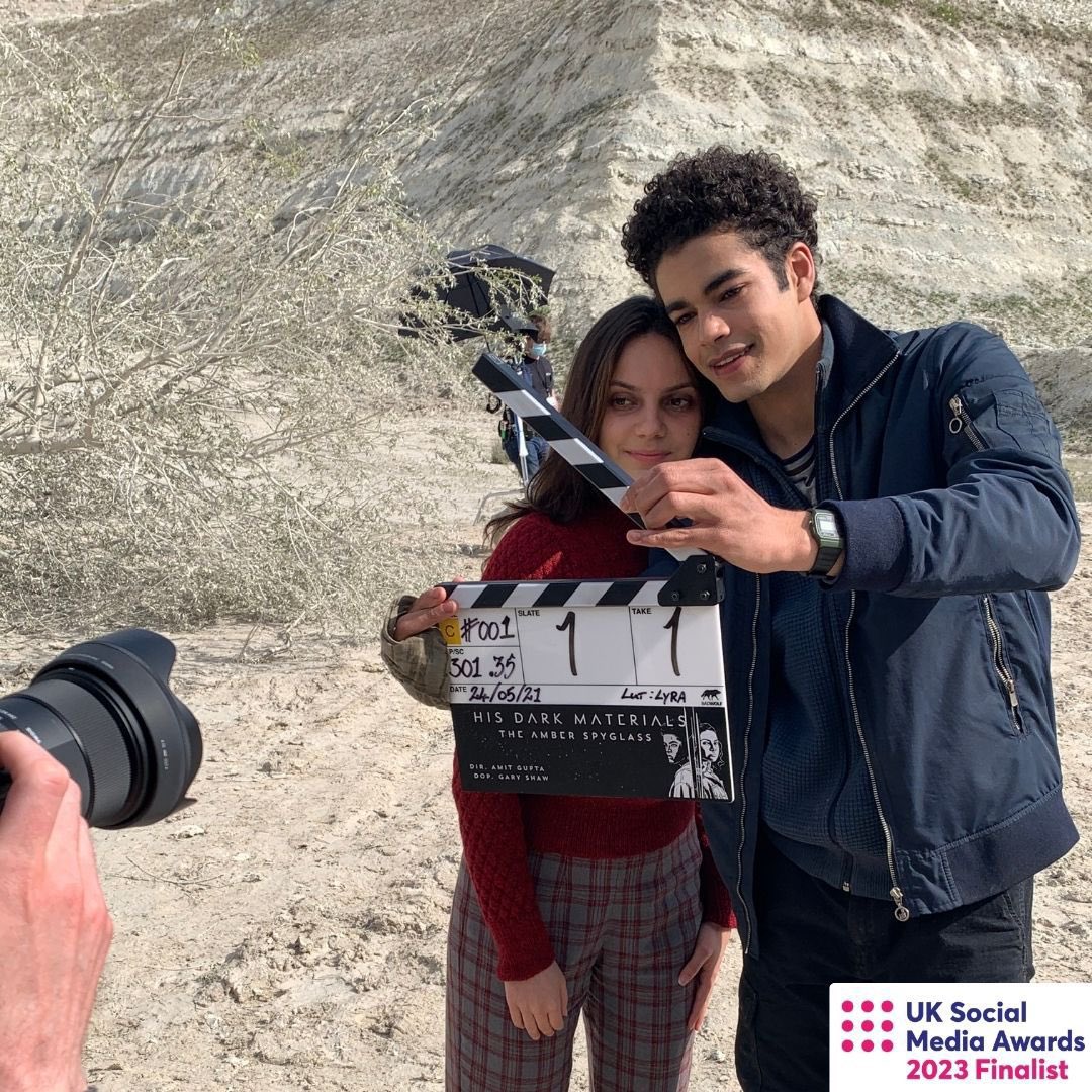 IJ_PR's tweet photo. 🚨WE’VE BEEN NOMINATED!🚨

… for ‘Best Use of Social Media for Entertainment’ at the #UKSocialMediaAwards for our work with Bad Wolf on the #HisDarkMaterials season 3 campaign! 💫 https://t.co/on0fjCYJFI