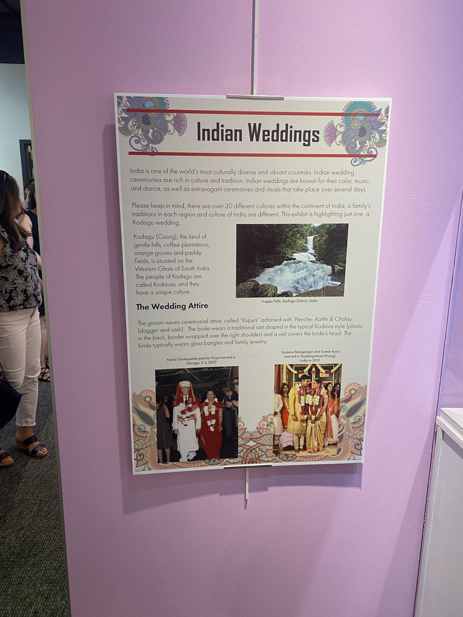 NIAMuseum's tweet photo. #NIAMuseum teamed up with #RauppMuseum of #BuffaloGrover for a temporary exhibit series called "Summer Weddings" which is open through August 31st 2023. Where: 901 Dunham Lane, Buffalo Grove, IL, From: Th 11am - 4:30pm; Sunday 1-4pm;
Till: Aug 31st
#niamuseum #indoamerican https://t.co/DT69TTRca4
