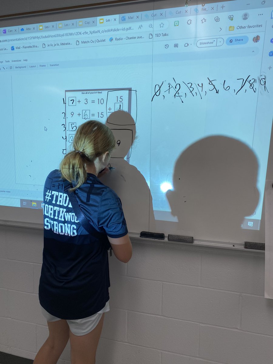 Using different ways to add - counting on, friendly numbers, doubling … #GECDSBSLP2023 <a href="/gecdsbpro/">GECDSB PR</a>