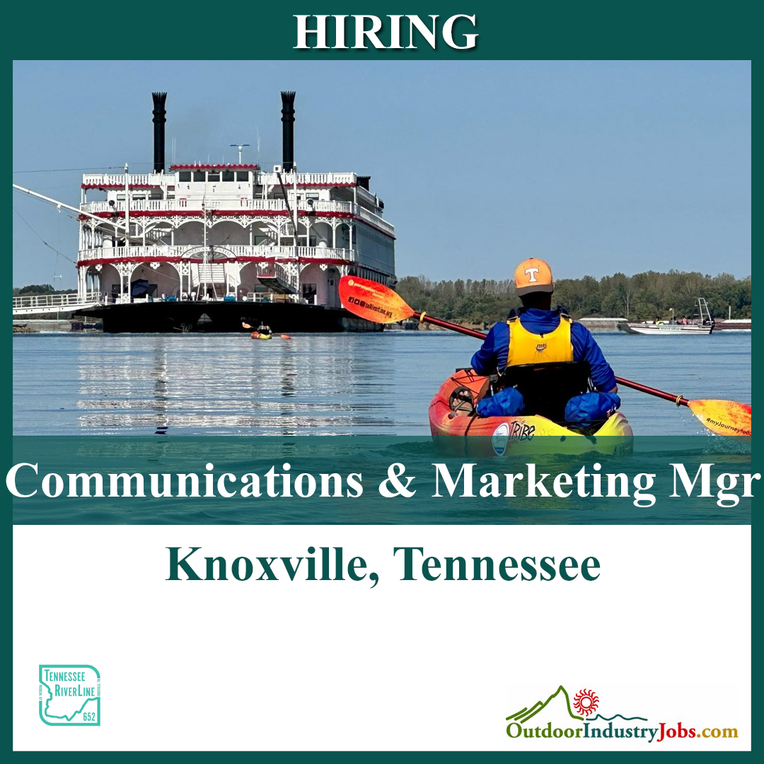 Tennessee RiverLine is hiring a Communications and Marketing Manager in Knoxville, Tennessee.

Apply Here: myjob.fun/3PQsj4p

#myjourneyto652 #tnriverline652 #NowHiring #Hiring #Job #JobSearch #Bicycles #BikeRide #MTBLife #Bike #BikeLife #tennessee #knoxville