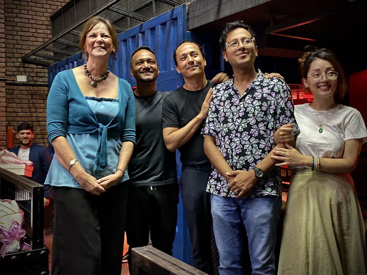 AusAmbNP's tweet photo. Some great new🇳🇵talent was on display at #PurpleHaze today, auditioning for degree programs at #ExcelsiaCollege, Sydney. I was so pleased to join &amp; to meet #Swar, whose members were on the judging panel. Swar has collaborated with the Excelsia Orchestra on hits such as #Bistarai https://t.co/JHfWzw8hF6