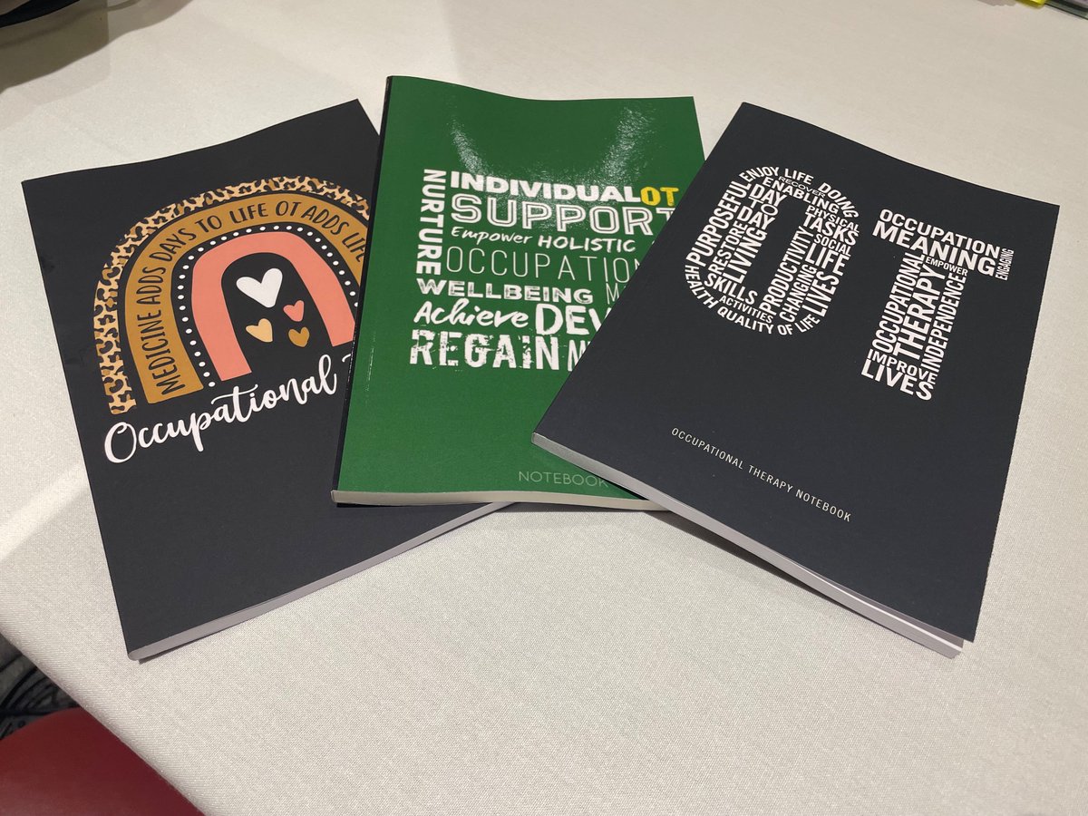 oxfordhealthAHP's tweet photo. That’s a wrap! We hope everyone that attended #OTCelebration Day felt inspired by all our guest speakers and have lots of notes and ideas in their new notebooks! https://t.co/Y4vb4GXGuJ