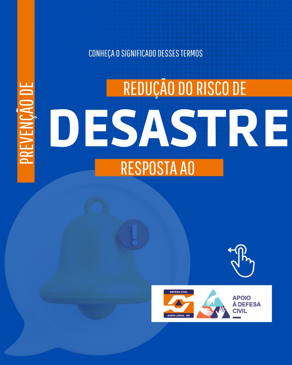 DCBarraLonga's tweet photo. Saber identificar ameaças e vulnerabilidades te permite perceber que algo pode acontecer e agir de acordo com as medidas de prevenção necessárias para reduzir os riscos de um desastre acontecer. https://t.co/B1GqdHn8jv