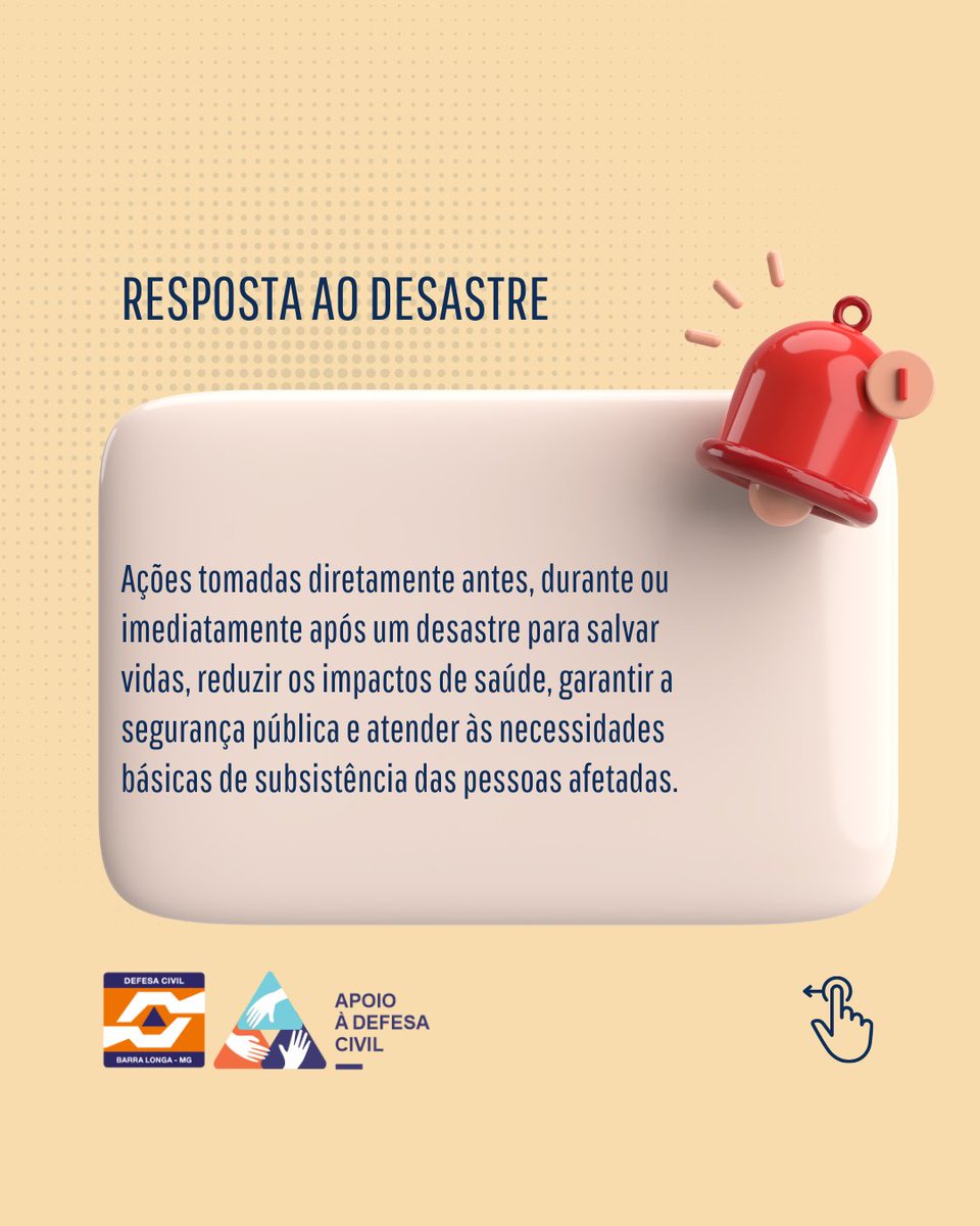 DCBarraLonga's tweet photo. Saber identificar ameaças e vulnerabilidades te permite perceber que algo pode acontecer e agir de acordo com as medidas de prevenção necessárias para reduzir os riscos de um desastre acontecer. https://t.co/B1GqdHn8jv