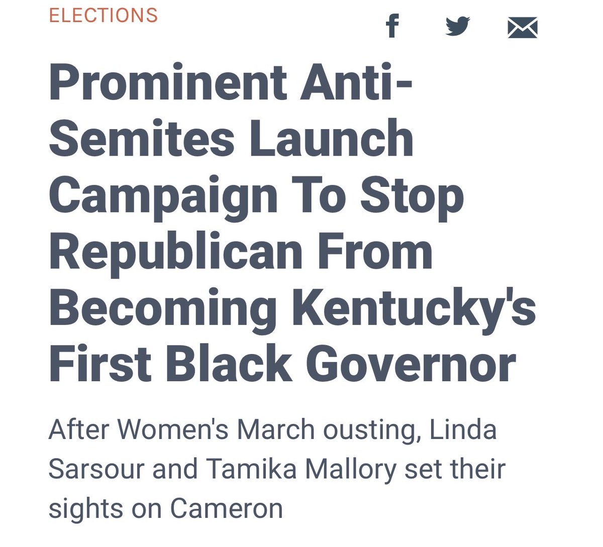 This isn’t the only anti-Semitic behavior @KyDems have exhibited. 

@atticascottky as state rep chanted “from the river to the sea, Palestine shall be free” - a call for the destruction of Israel.

And internationally known anti-semites are now running a pro-@AndyBeshearKY group.