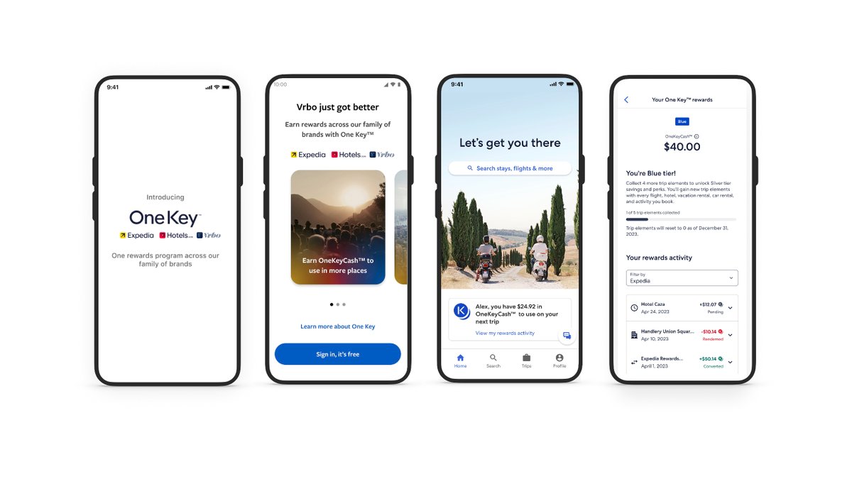 One Key unifies three flagship travel brands, @Expedia @hotelsdotcom and @vrbo, and marks the first time a major online vacation rental platform will have a loyalty program. Learn more: fal.cn/3zX6q