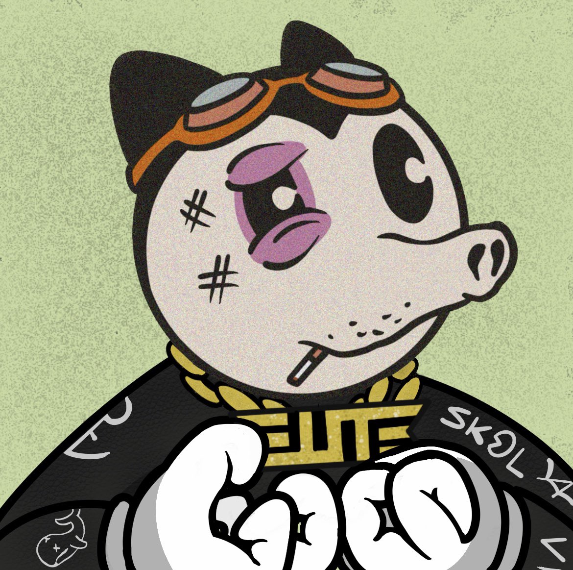 vikefan1180's tweet photo. @propagandashand @Goonz_World @DentedFeelsNFT @GoatCloak @Dentinmyhead Pilots always getting the goonz where they need to be #eliteness https://t.co/lQGDbq2s5U