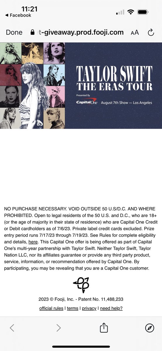 vickel05's tweet photo. @CapitalOne Link isn’t working there is no place to enter my info. Can you resend?? https://t.co/HAbHW7IOw7