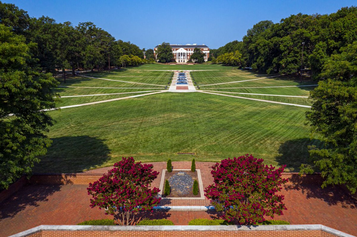President_Pines's tweet photo. We’re missing our Terps! Can’t wait till this view is bustling again with brilliant minds. https://t.co/a4ZtHvm4QW