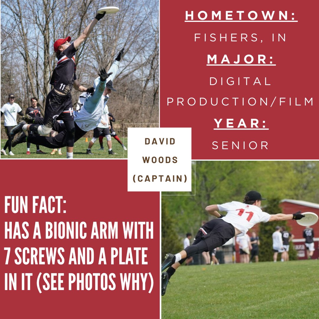 ‼️ Introducing the start of our returning player series ‼️ We will be spotlighting 1 returning player everyday, starting with:

David Woods

David is a 3rd year captain and rising senior for the Mama?s