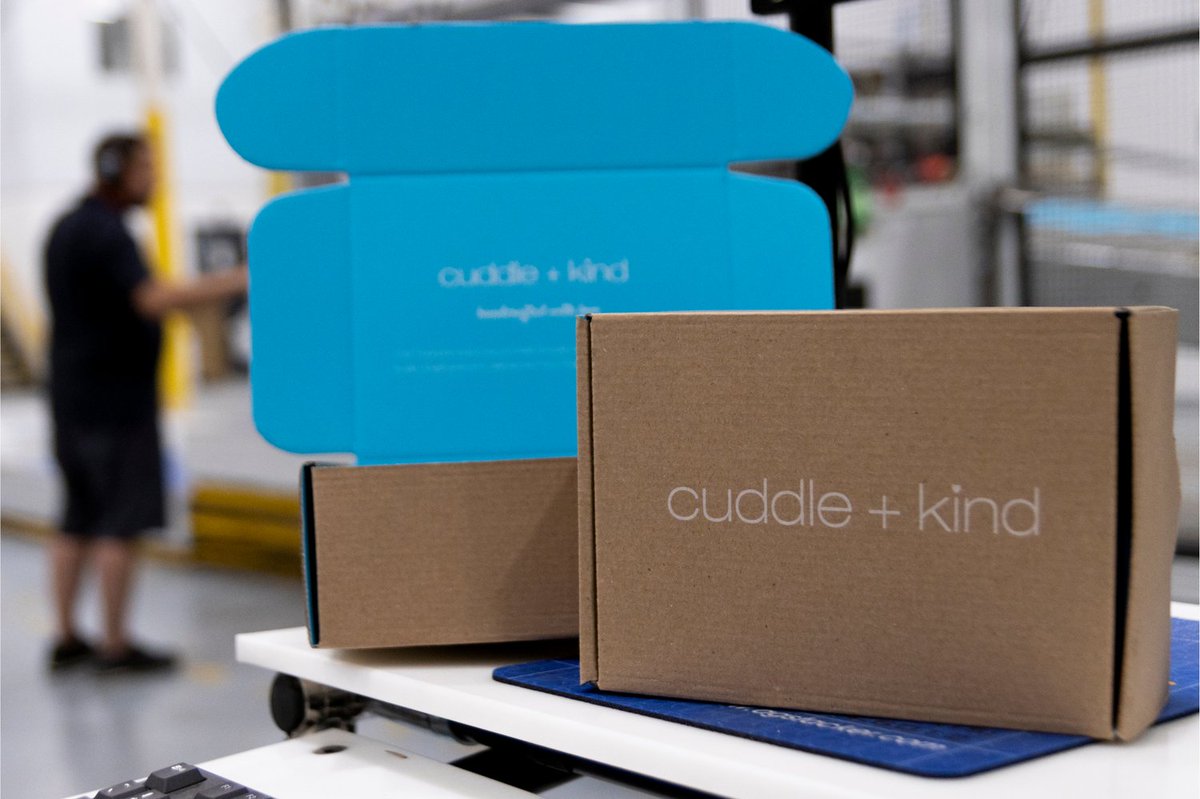 ContainersRoyal's tweet photo. We're incredibly proud to provide packaging for Cuddle + Kind, a company that creates beautiful hand-knit dolls with a heartwarming mission: helping to feed children in need. With every purchase, they provide 10 meals to those who need them most. 
 #MakeADifference #payitforward https://t.co/JGXLDS1Ohq