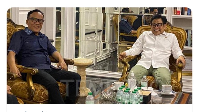 Kalau Jokomania Sudah bergerak Insya Allah...Cak Imin akan ke Istana2024.
<a href="/cakimiNOW/">A Muhaimin Iskandar</a>
<a href="/prabowo/">Prabowo Subianto</a>
<a href="/PartaiSocmed/">#99</a>
<a href="/zainul_munas/">Zainul Munasichin</a>
<a href="/imansyukri/">Iman Sukri</a>
<a href="/malik_haramain/">malikharamain</a>
<a href="/detikcom/">detikcom</a>
#GusIminPresiden
#MuhaiminIskandar