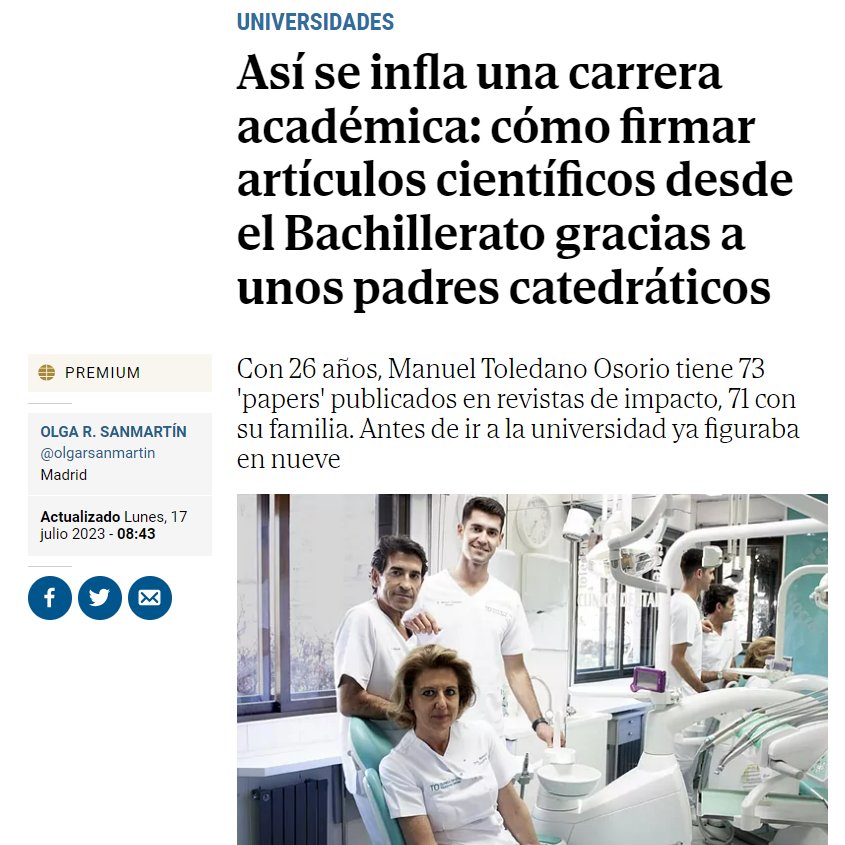 ParaMicroBio's tweet photo. Tenemos que cambiar el modelo científico a nivel internacional. Estas estafas de autoría deben acabarse. Porque es imposible que alguien pueda publicar 71 artículos con 26 años.

No calléis, denunciar. 

#EstafaCientífica #MalaCiencia

https://t.co/hwsP0Mc7Cw https://t.co/SmgaDhBGkB