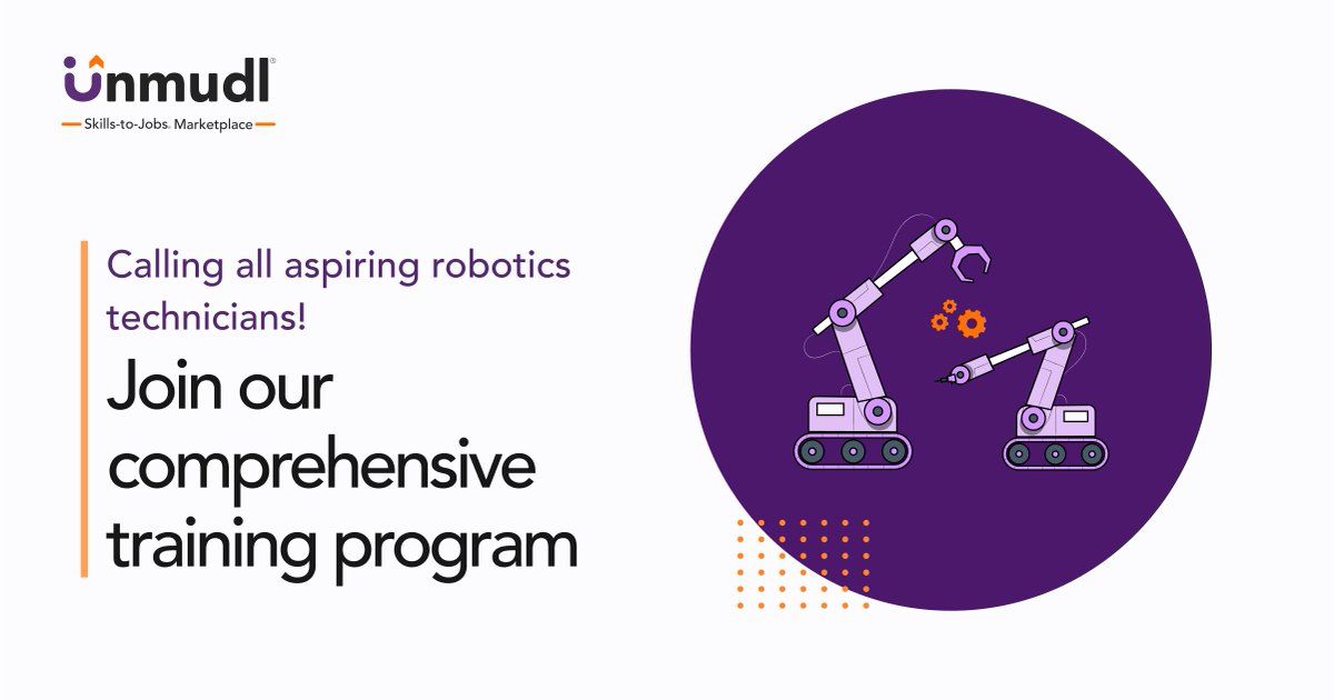 Unmudl (@unmudl) on Twitter photo Ready to dive into the fascinating world of robotics? 🚀 
Join our comprehensive training program and acquire the specialized knowledge needed to excel in this dynamic field. From programming to troubleshooting, we've got you covered! 
unmudl.com/blog/robotics-… Ready to dive into the fascinating world of robotics? 🚀 
Join our comprehensive training program and acquire the specialized knowledge needed to excel in this dynamic field. From programming to troubleshooting, we've got you covered! 
unmudl.com/blog/robotics-…