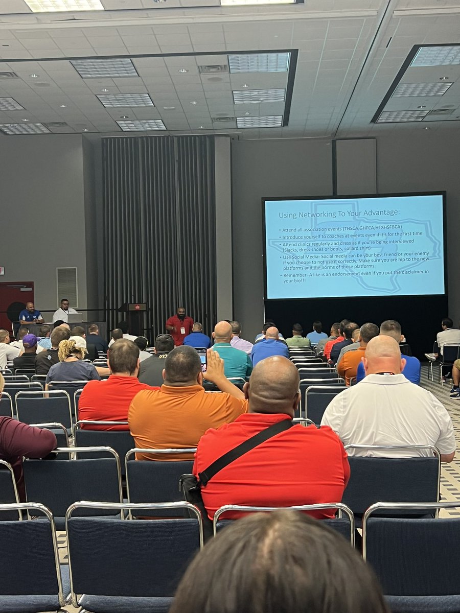 Watching <a href="/gonz5307/">Coach Gonzalez M.Ed</a> share his story and passion for coaching.

This dude is doing amazing things at Sam Rayburn and is one of the best people I have had the privilege of meeting during my time at <a href="/VerticalRaise/">Vertical Raise</a> 

<a href="/HispanicTXHSFB/">Hispanic TXHSFB Coaches Association</a> and <a href="/THSCAcoaches/">THSCA</a> got themselves a good one!