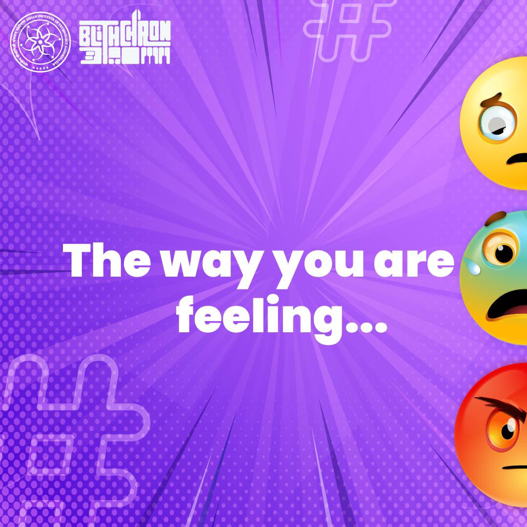 BlithchronIITGN's tweet photo. Happy World Emoji Day!🎉
Let's celebrate the universal language of emojis together and paint the digital world!
Comment down what emoji according to you describes Blithchron!
#emoji #worldemojiday #emojiday #happy #sad #texting #language #emotion #iit #iitgn #college #blith https://t.co/Kdr2nEEBw6