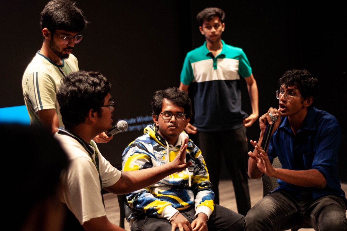 acm_mitb's tweet photo. Minds clashed, Sparks flew, and Ideas Ignited!

The victors who argued their way to triumph at our first ever debate at MITB:
#1: Joewin Francis
#2: Tejas Pandey
#3: Vedant Palekar
Hosted by @aryanachyut and @prakharkhurana

Photo creds: @photography.mitb @advay https://t.co/rqVqpW6wyO
