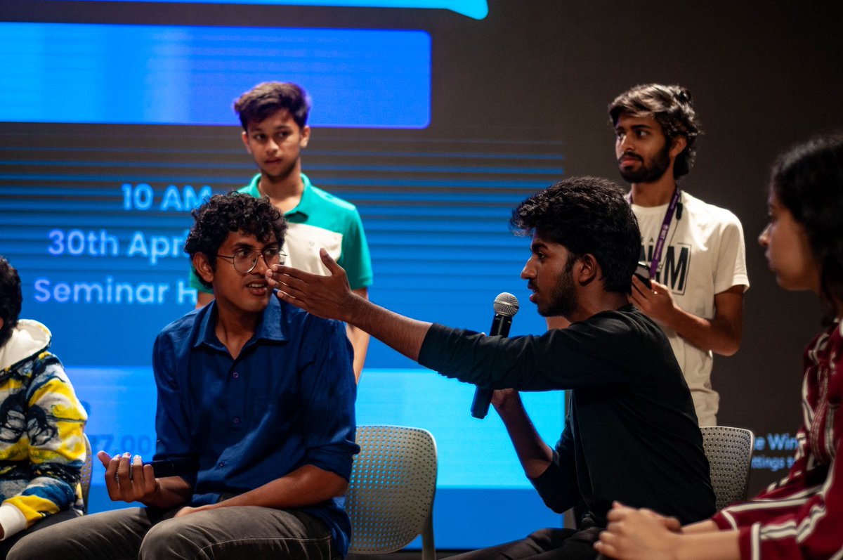 acm_mitb's tweet photo. Minds clashed, Sparks flew, and Ideas Ignited!

The victors who argued their way to triumph at our first ever debate at MITB:
#1: Joewin Francis
#2: Tejas Pandey
#3: Vedant Palekar
Hosted by @aryanachyut and @prakharkhurana

Photo creds: @photography.mitb @advay https://t.co/rqVqpW6wyO